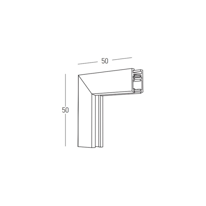 Colt vertical aplicat sina magnetica 6mm Ultra Slim Momentum - Alamă - Img 3