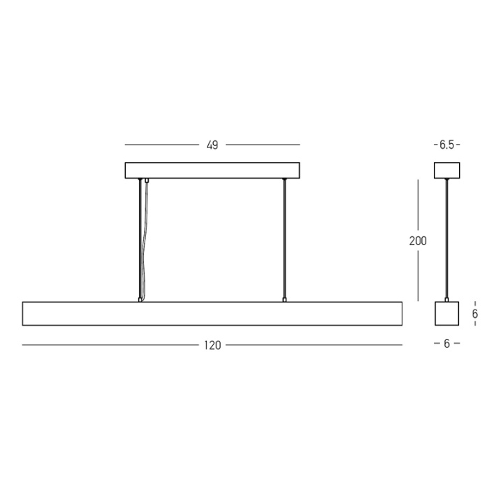 Corp de iluminat liniar Litho 26144 LED 32W 3000K – travertin - Img 5