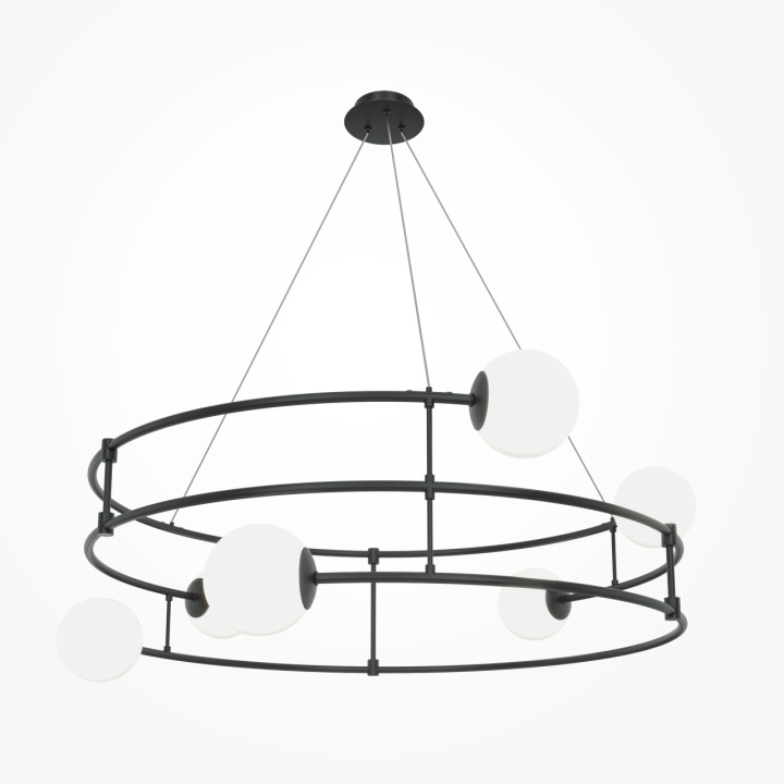 Corp de iluminat suspendat Balance Ø 81.2 cm G9 - Negru - Img 2
