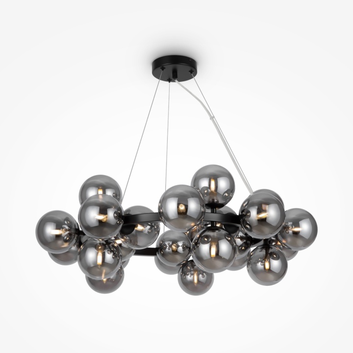 Corp de iluminat suspendat Dallas Ø 69 cm G9 - Negru - Img 2