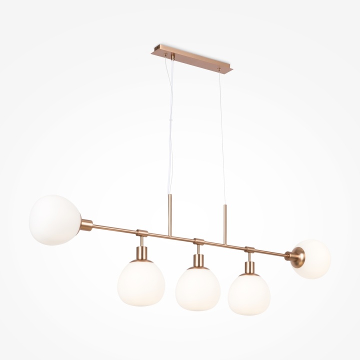 Corp de iluminat suspendat Erich L 15 x l 120 cm E14 - Auriu - Img 2