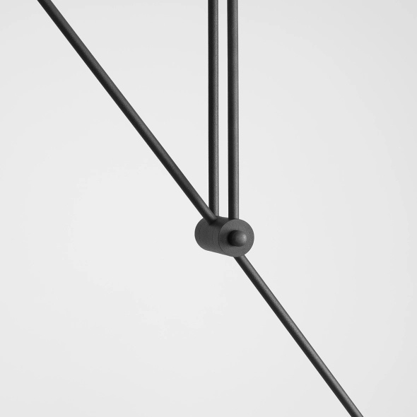 Corp de iluminat suspendat Ohio 108 cm 2xE14 - Negru - Img 5