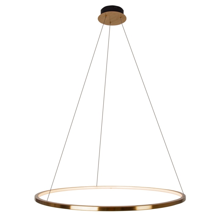 Corp de iluminat suspendat Queen 50cm auriu periat - Img 2