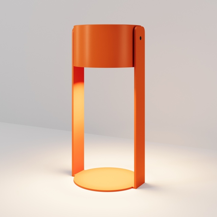 Lampă de masă Cavo Ø 11 cm 3000K - Portocaliu - Img 3