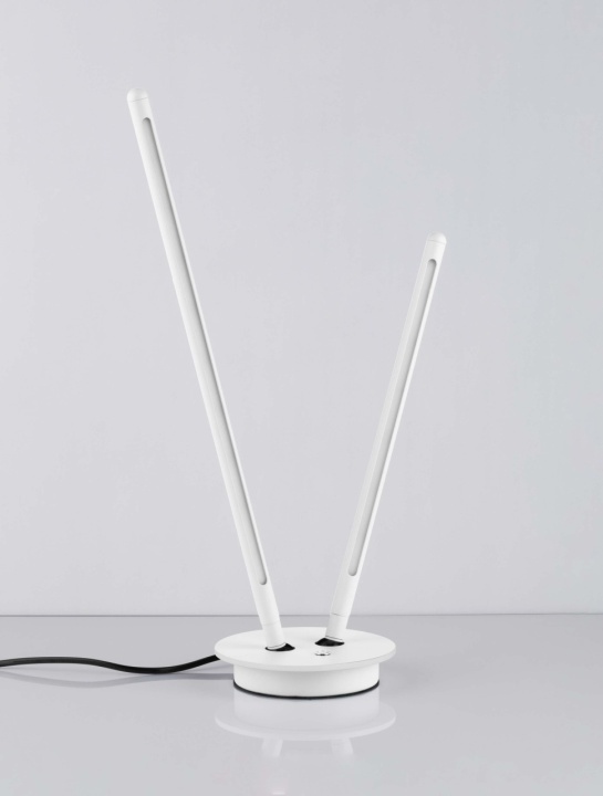 Lampa de masa Intec Alb Ø15 x H 50 cm - Img 3