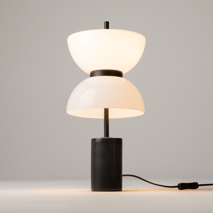 Lampă de masă Kyoto Ø 22 cm 3000K - Negru - Img 2