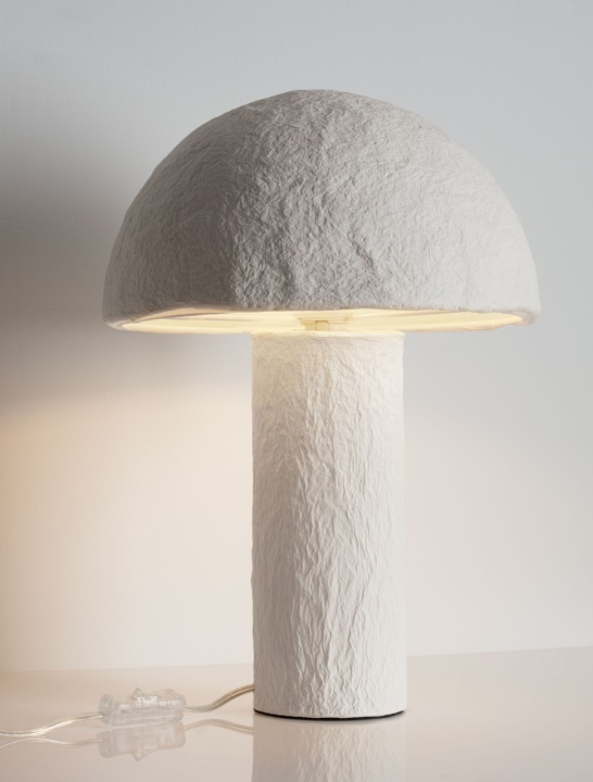 Lampa de masa Mushu Alb Ø28,5 x H 39 cm - Img 5