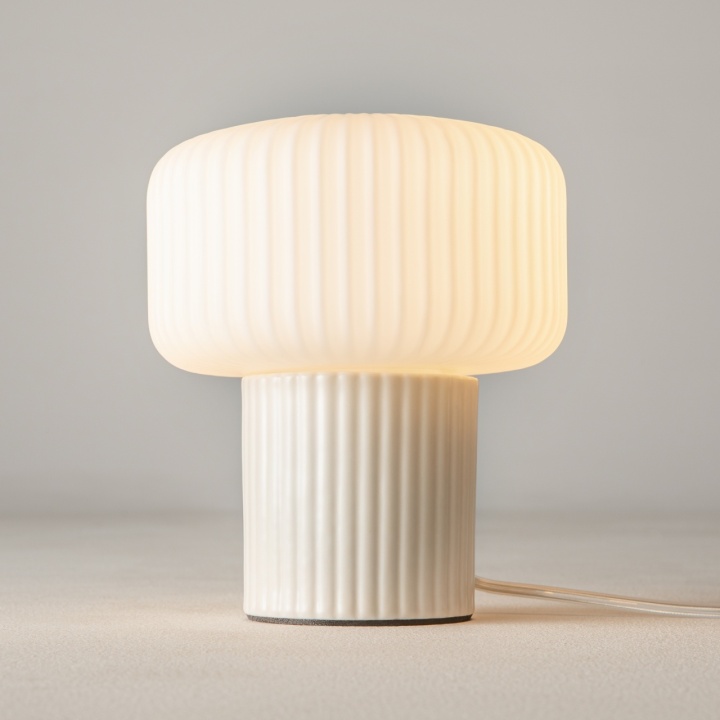 Lampă de masă Omaggio Ø 16 cm G9 - Beige - Img 2