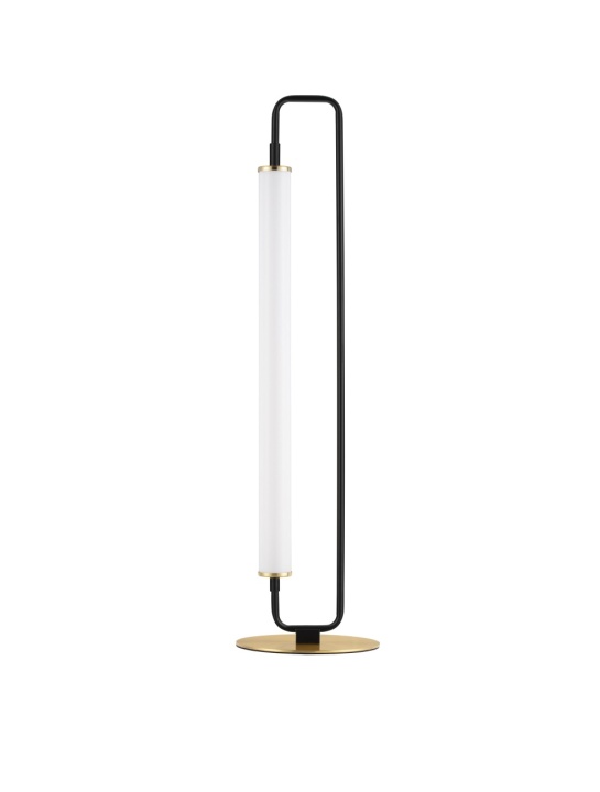 Lampa de masa Wetro Negru / Auriu Ø18 x H 68 cm - Img 2