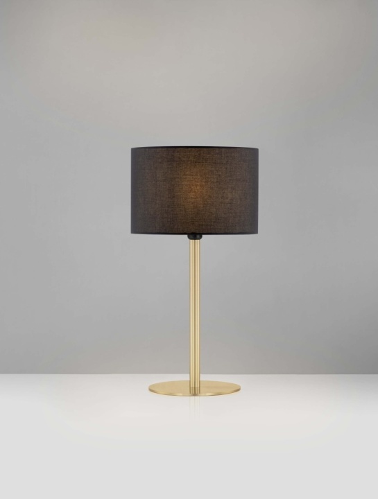 Lampa masa / veioza Sibnia Auriu / Negru Ø30 x H 58 cm - Img 4
