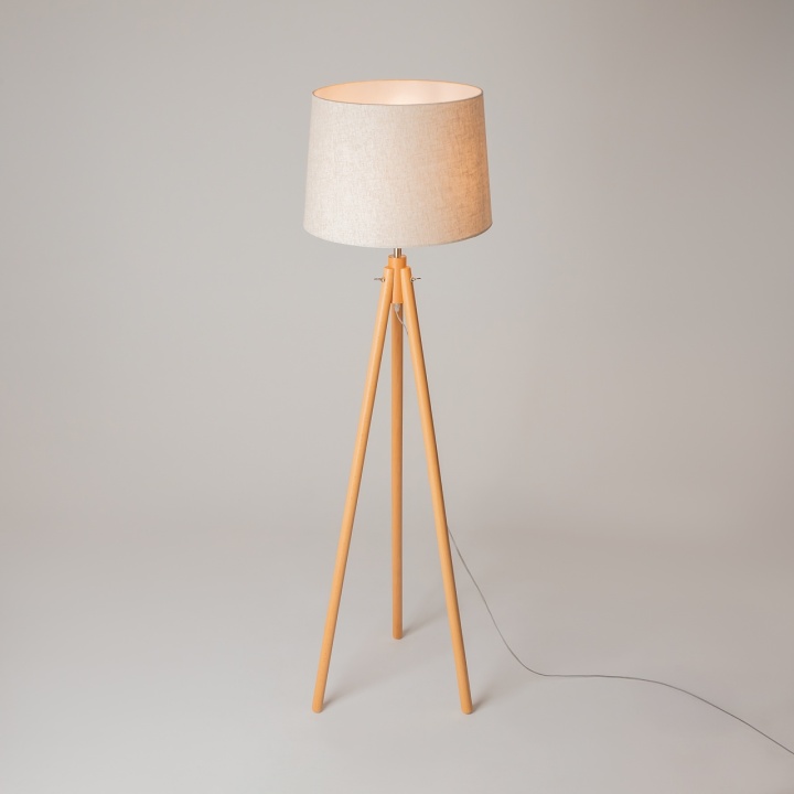 Lampadar Calvin H 157.2 cm E27 - Beige - Img 3