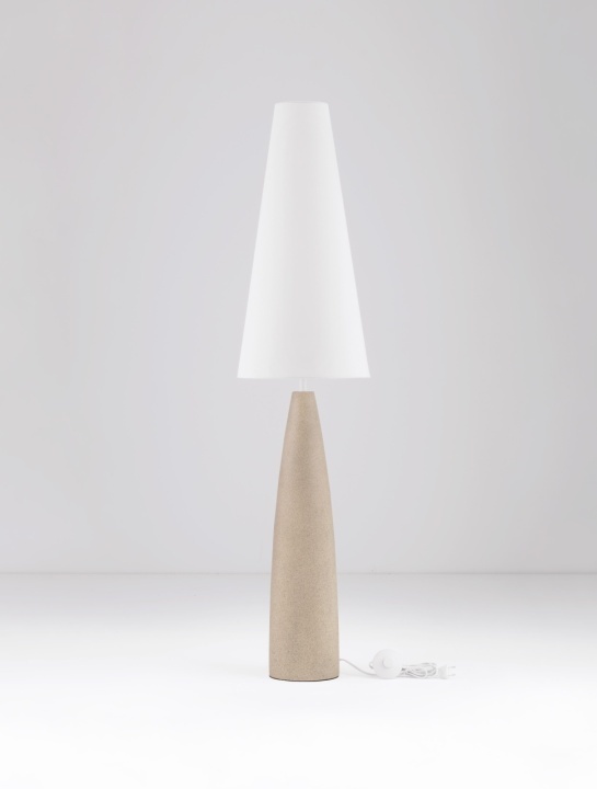 Lampadar Mizu Cream / Alb Ø30 x H 130 cm - Img 3