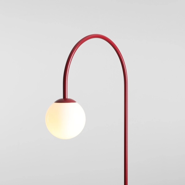 Lampadar Una 1xE14 - Roșu vin - Img 2
