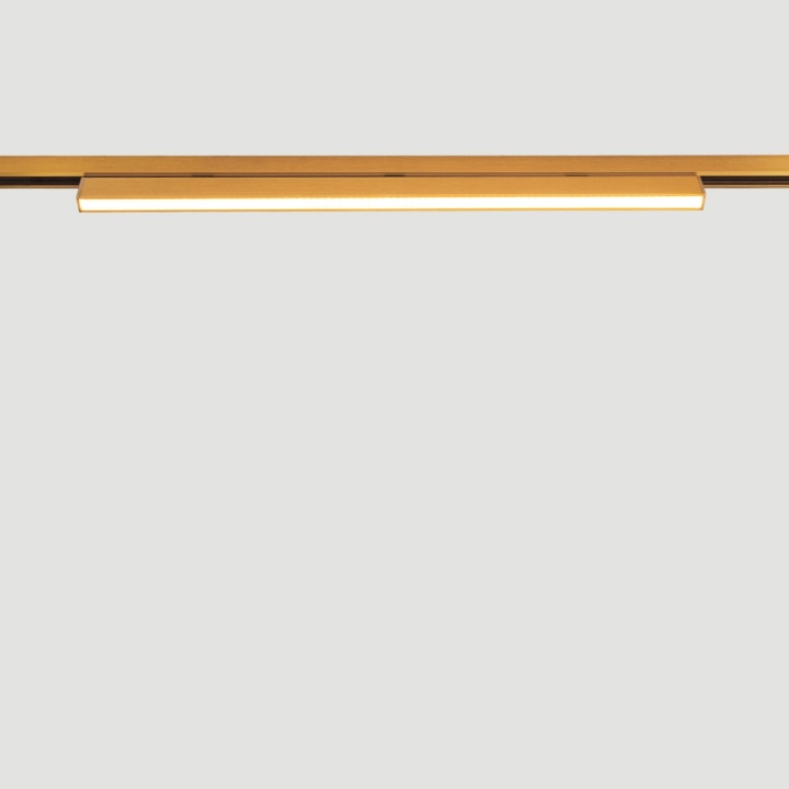 Modul liniar LED sina magnetica 6mm Ultra Slim Momentum - 6W, 3000K, Alamă - Img 3