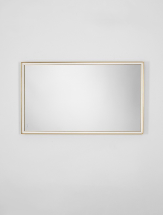 Oglinda cu iluminare Ambor Auriu 70 x 5,5 x 120 cm - Img 3