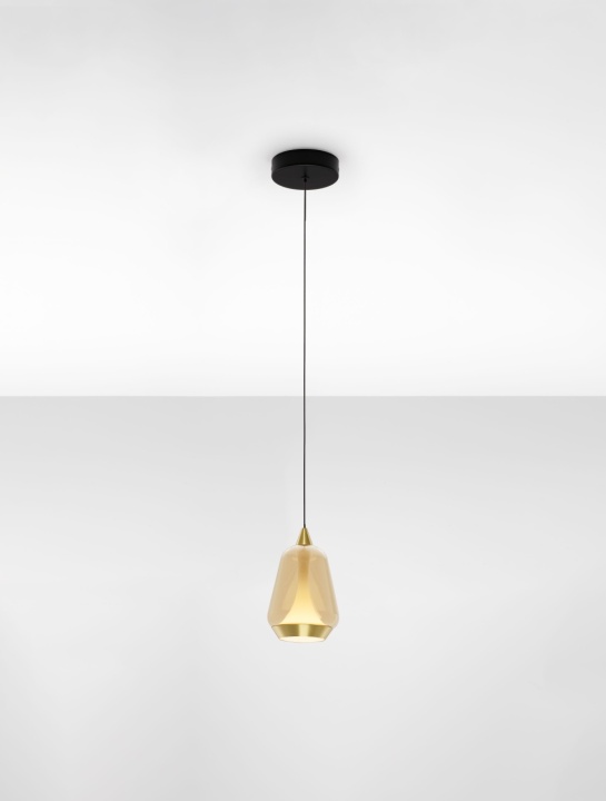 Pendul Alish Negru / Auriu / Champagne Ø12 x H 200 cm - Img 4