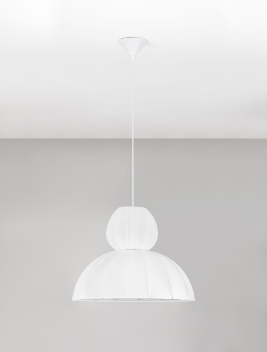 Pendul Delina Alb Ø50 x H 240 cm - Img 3