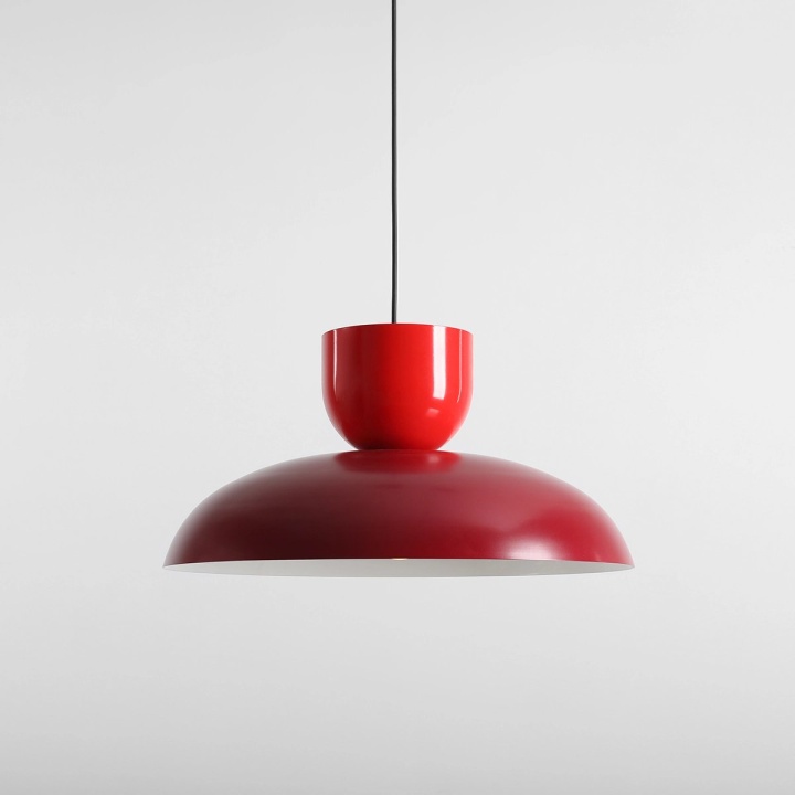 Pendul Ella 47 cm 1xE27 - Roșu vin + Roșu chili - Img 4