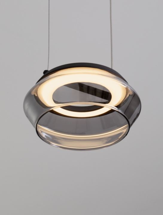 Pendul Jailyn Negru / Smokey Ø14 x H 160 cm - Img 5