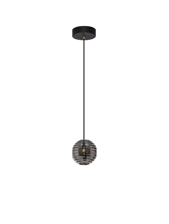 Pendul Las Negru / Auriu / Gri Ø15 x H 145 cm - Img 2