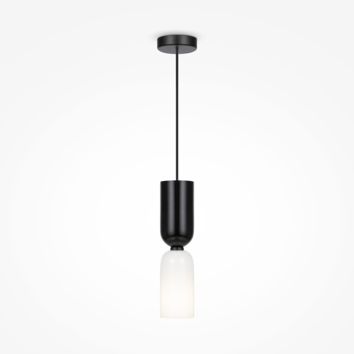 Pendul Memory Ø 8 cm E14 - Negru - Img 6
