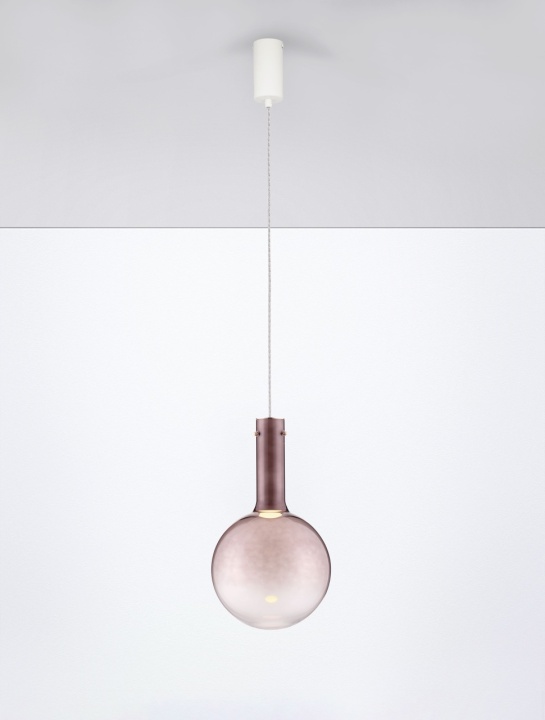 Pendul Nostos Maro / Alb / Auriu Ø25 x H 170 cm - Img 4