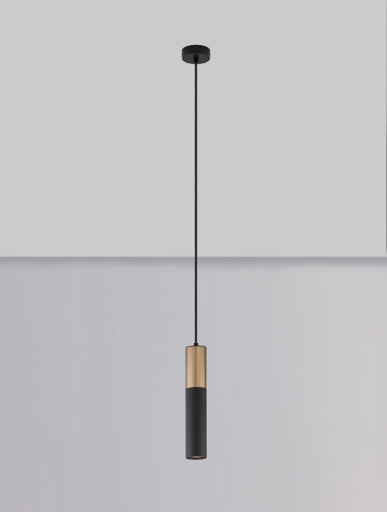 Pendul Pongo Negru / Auriu Ø5,6 x H 180 cm - Img 4