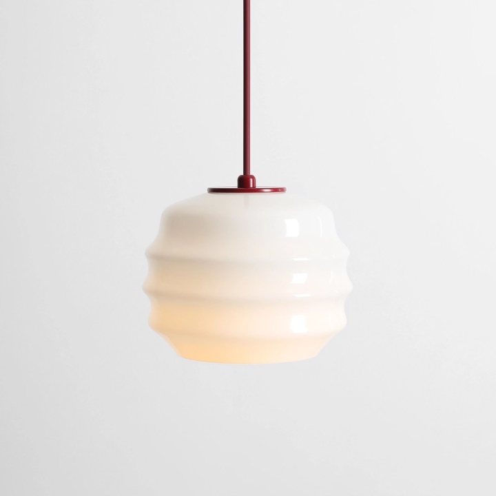 Pendul Puff 16 cm 1xE27 - Roșu vin - Img 2