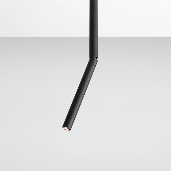 Pendul Stick înălțime 54,5 cm 1xG9 - Negru total - Img 2