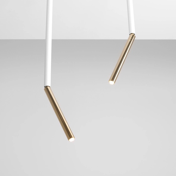 Pendul Stick înălțime 81,5 cm 1xG9 - Alb - Img 5