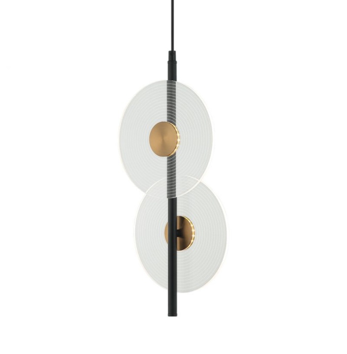 Pendul Sun - Negru / Bronz / Transparent - Img 2