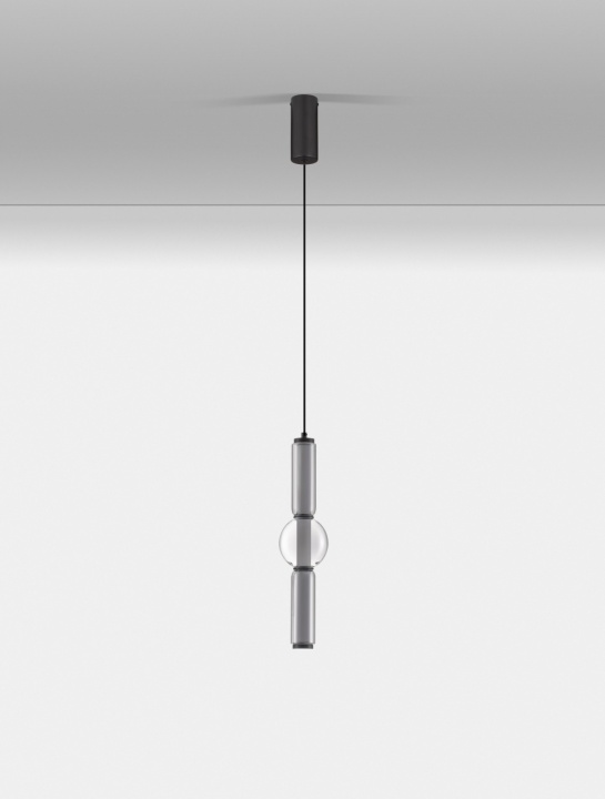Pendul Ulon Gri / Negru Ø12 x H 270 cm - Img 3