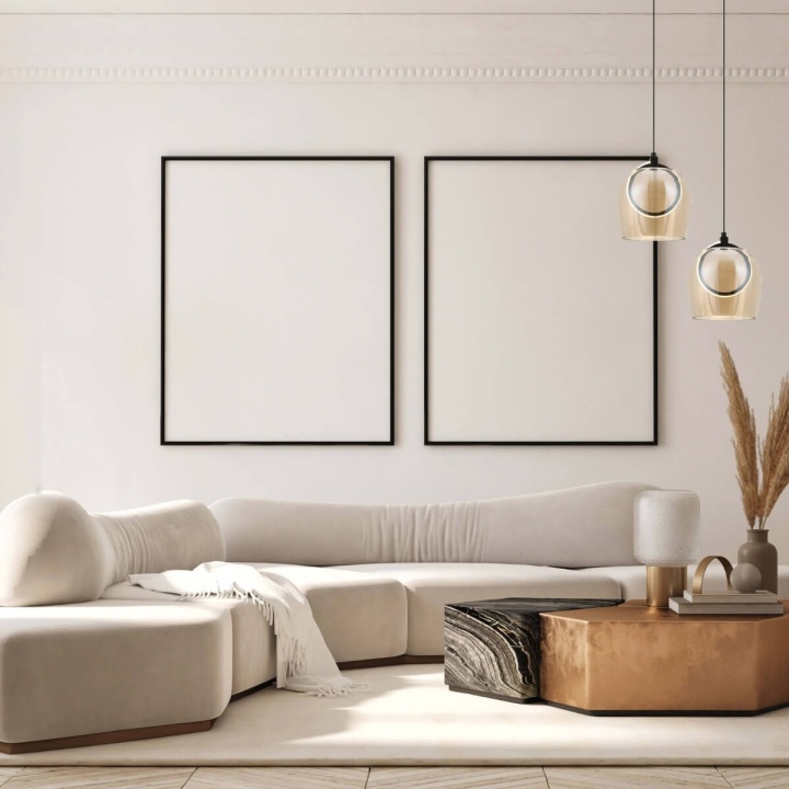 Pendul Vetro Anello LED 3000K - Gold Matt - Img 3