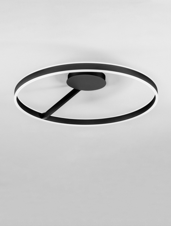 Plafoniera Bianco Negru Ø80 x H 16,3 cm - Img 3