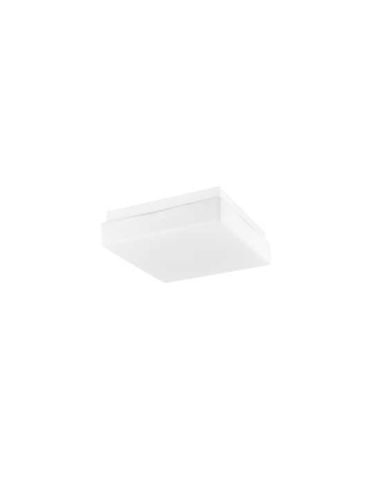 Plafoniera Cube Alb / Opal 20,5 x 20,5 x 7 cm - Img 2