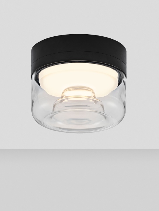 Plafoniera Doris Negru / Transparent Ø15 x H 11,6 cm - Img 4