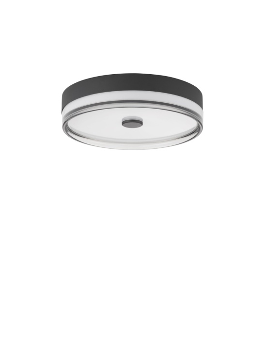 Plafoniera Helios Negru / Smokey Ø40 x H 9,7 cm - Img 2