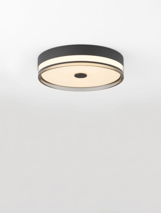 Plafoniera Helios Negru / Smokey Ø40 x H 9,7 cm - Img 4