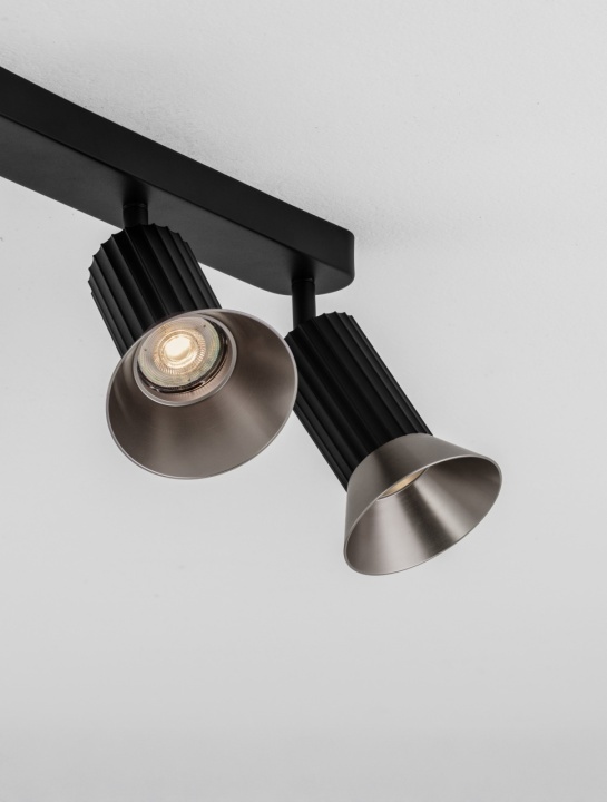 Plafoniera Luvia Bronz / Negru 38 x 9,5 x 19 cm - Img 5