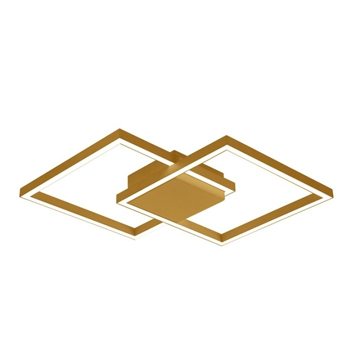 Plafonieră Quadro Luce LED 3000K - Gold Matt - Img 2