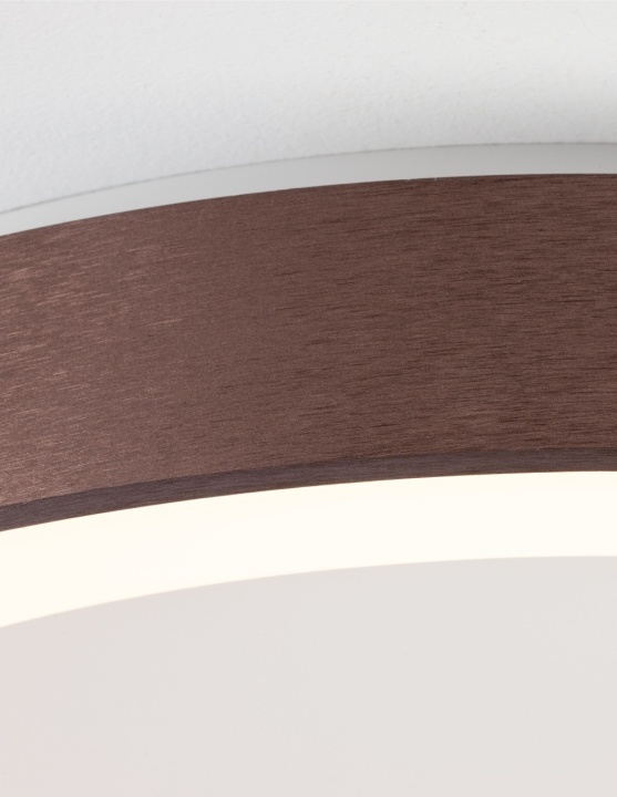 Plafoniera Rando Thin Brushed Coffee Ø60 x H 9 cm - Img 5