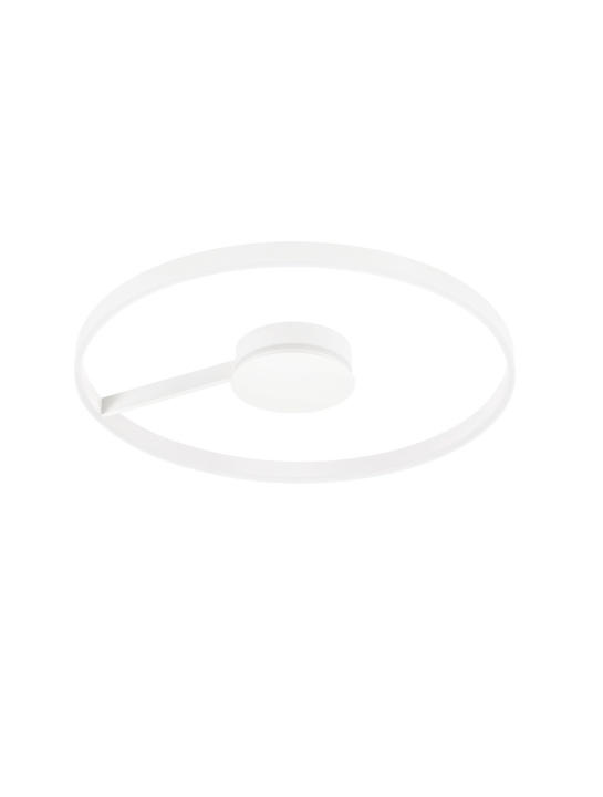 Plafoniera Siena Alb Ø80 x H 7,1 cm - Img 2