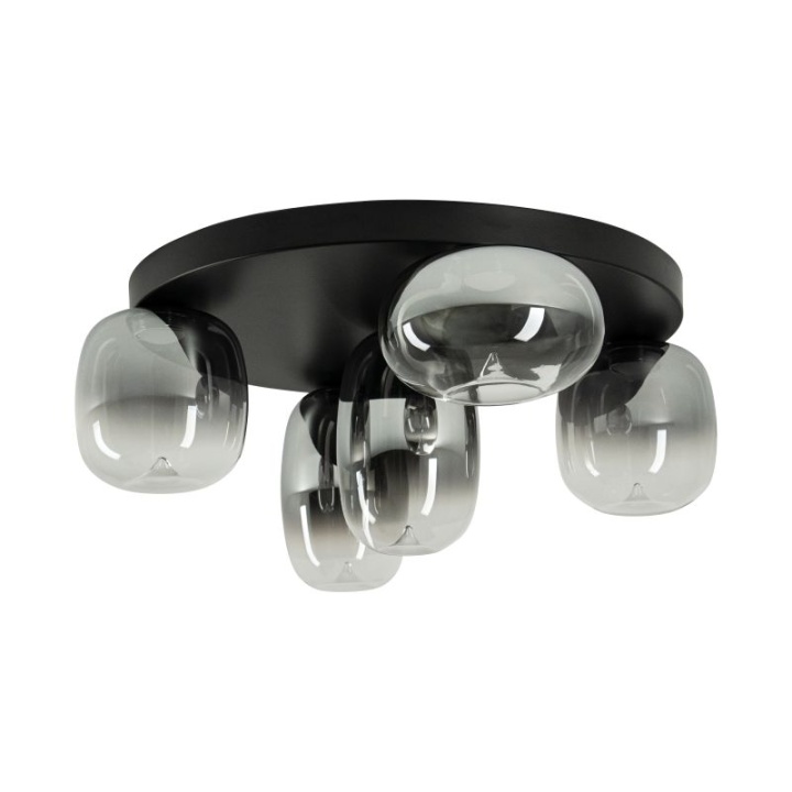 Plafonieră Vitro 2616 LED 18W 3000K – negru mat metal - Img 2