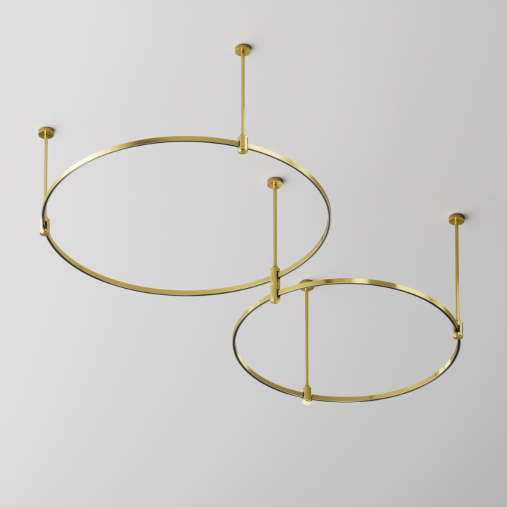 Sina rotunda 80cm Sistem Flarity - Auriu - Img 3