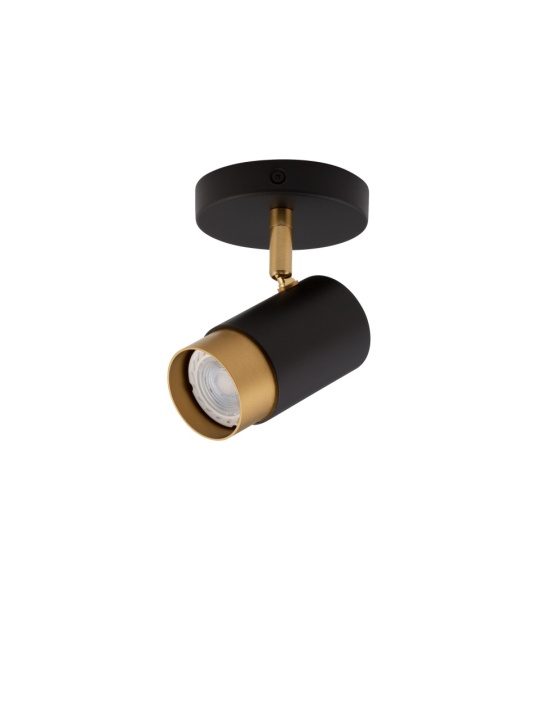 Spot Pogno Negru / Auriu Ø5,4 x H 14 cm - Img 2