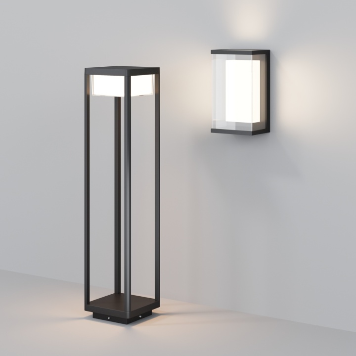 Stalp Baker Street L 18 x l 18 cm 3000K - Negru - Img 3