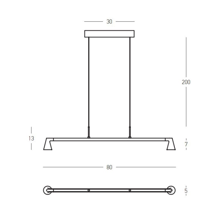 Veioză Linor 2692 LED 17W 2700K/3000K – negru texturat - Img 3