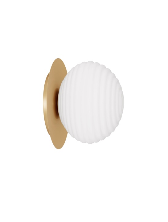 Aplica Allen Alb / Gold Matt Ø35 x H 28 cm - Img 2