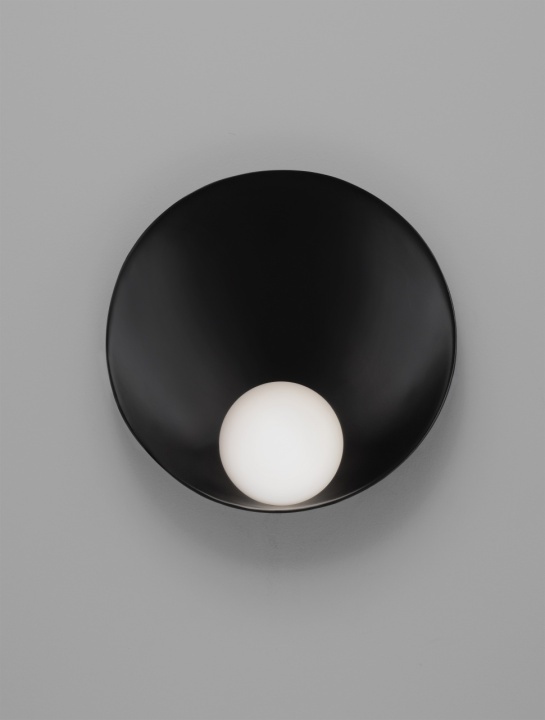 Aplica Minim Negru / Opal Ø23 x 12 cm - Img 5