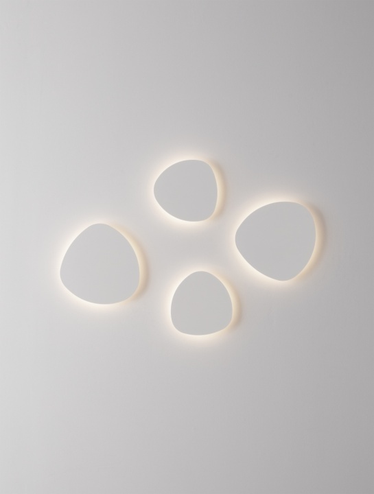 Aplica perete decorativa Atena Alb 24,8 x 3,5 x 23,9 cm - Img 3